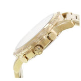 Fossil Dean Chronograph Champagne Dial Gold Steel Strap Watch for Men - FS4867 Authentic Buy Shop Now