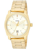 Fossil Machine Gold Dial Gold Steel Strap Watch for Men - FS5264 Authentic Buy Shop Now