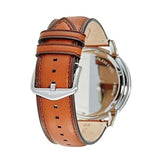 Fossil Garrett Chronograph Blue Dial Brown Leather Strap Watch for Men - FS5625 Authentic Buy Shop Now