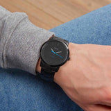 Fossil The Minimalist Black Dial Black Steel Strap Watch for Men - FS5308 Authentic Buy Shop Now