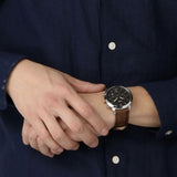 Fossil Neutra Chronograph Black Dial Brown Leather Strap Watch for Men - FS5408 Authentic Buy Shop Now