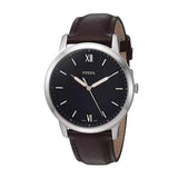 Fossil The Minimalist 3H Black Dial Brown Leather Strap Watch for Men - FS5464 Authentic Buy Shop Now