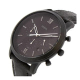 Fossil Neutra Chronograph Black Dial Black Leather Strap Watch for Men - FS5503 Authentic Buy Shop Now