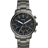 Fossil Goodwin Chrono Analog Black Dial Grey Steel Strap Watch for Men - FS5518 Authentic Buy Shop Now