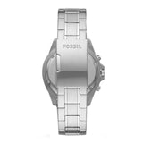Fossil Garrett Chronograph Blue Dial Silver Steel Strap Watch for Men - FS5623 Authentic Buy Shop Now