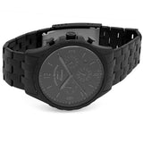 Fossil Forrester Chronograph Black Dial Black Steel Strap Watch for Men - FS5697 Authentic Buy Shop Now