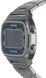 Fossil Retro Digital Black Dial Black Steel Strap Watch for Men - FS5846 Authentic Buy Shop Now