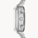 Fossil Retro Analog-Digital Black Dial Silver Steel Strap Watch for Men - FS5890 Authentic Buy Shop Now
