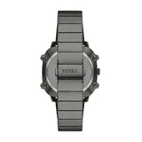 Fossil Retro Analog-Digital Black Dial Grey Steel Strap Watch for Men - FS5892 Authentic Buy Shop Now