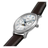 Fossil Neutra Minimalist Moonphase Silver Dial Brown Leather Strap Watch for Men - FS5905 Authentic Buy Shop Now