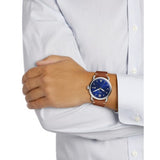 Fossil Commuter Blue Dial Blue Leather Strap Watch for Men - FS5325 Authentic Buy Shop Now
