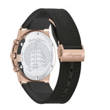 Salvatore Ferragamo Sapphire Chrono Black Dial Black Rubber Strap Watch for Men - SFME00721 Authentic Buy Shop Now