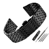 Emporio Armani Automatic Multifunction Black Dial Black Mesh Bracelet Watch For Men - AR60025 Authentic Buy Shop Now