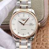 Longines Master Collection Automatic 40mm Silver Dial Two Tone Steel Strap Watch for Men - L2.793.5.77.7 Authentic Buy Shop Now