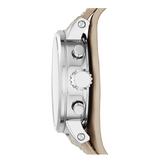 Fossil Boyfriend White Dial Beige Leather Strap Watch for Women - ES3811 Authentic Buy Shop Now
