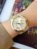 Fossil Boyfriend Gold Dial Gold Steel Strap Watch for Women - ES3884 Authentic Buy Shop Now