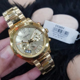Fossil Boyfriend Gold Dial Gold Steel Strap Watch for Women - ES3884 Authentic Buy Shop Now