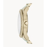 Fossil Stella Multifunction Gold Dial Two Tone Steel Strap Watch for Women - ES4757 Authentic Buy Shop Now