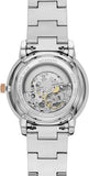 Fossil Neutra Automatic Skeleton White Dial Two Tone Steel Strap Watch for Men - ME3196 Authentic Buy Shop Now