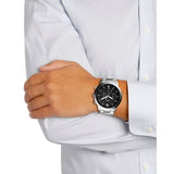 Fossil Neutra Chronograph Black Dial Silver Steel Strap Watch for Men - FS5384 Authentic Buy Shop Now