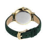 Fossil Jacqueline Multifunction Moonphase Mother of Pearl White Dial Green Leather Strap Watch for Women - ES5244 Authentic Buy Shop Now