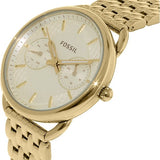 Fossil Tailor Gold Dial Gold Steel Strap Watch for Women - ES3714 Authentic Buy Shop Now