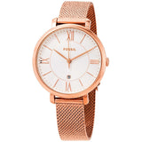 Fossil Jacqueline Mother of Pearl White Dial Gold Mesh Strap Watch for Women - ES4352 Authentic Buy Shop Now