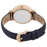 Fossil Jacqueline Blue Dial Blue Leather Strap Watch for Women - ES4673 Authentic Buy Shop Now