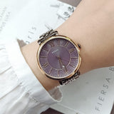 Fossil Jacqueline Brown Dial Brown Steel Strap Watch for Women - ES4275 Authentic Buy Shop Now