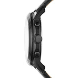 Fossil Grant Chronograph Black Dial Black Leather Strap Watch for Men - FS5132 Authentic Buy Shop Now