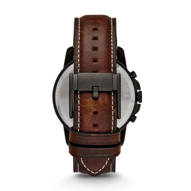 Fossil Grant Chronograph Brown Dial Brown Leather Strap Watch for Men - FS5088 Authentic Buy Shop Now