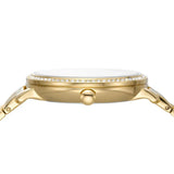 Fossil Jacqueline Moonphase Mother of Pearl Dial Gold Steel Strap Watch for Women - ES5167 Authentic Buy Shop Now