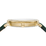 Fossil Jacqueline Multifunction Moonphase Mother of Pearl White Dial Green Leather Strap Watch for Women - ES5244 Authentic Buy Shop Now