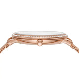 Fossil Jacqueline Quartz Rose Gold Dial Rose Gold Mesh Strap Watch for Women - ES4628 Authentic Buy Shop Now