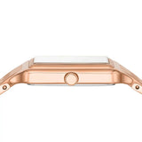 Fossil Raquel Three Hand Date White Dial Rose Gold Steel Strap Watch For Women - ES5271 Authentic Buy Shop Now