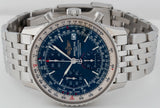 Breitling Navitimer Heritage Special Edition Blue Dial Silver Steel Strap Mens Watch - A1332412/C942 Authentic Buy Shop Now