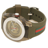 Gucci Sync XXL Quartz Brown Dial Brown Leather Strap Watch For Men - YA137106 Authentic Buy Shop Now