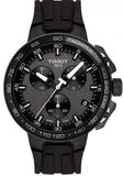 Tissot T Race Cycling Chronograph Black Dial Black Rubber Strap Watch For Men - T111.417.37.441.03 Authentic Buy Shop Now