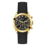 Guess Eclipse Multi Function Black Dial Black Rubber Strap Watch for Women - GW0315L1 Authentic Buy Shop Now