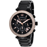 Michael Kors Parker Diamonds Black Dial Black Steel Strap Watch for Women - MK5885 Authentic Buy Shop Now