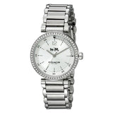 Coach Sports Crystals Silver Dial Silver Steel Strap Watch for Women - 14502194 Authentic Buy Shop Now