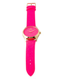 Gucci G Timeless Quartz Pink Dial Pink Leather Strap Watch For Women - YA1264115 Authentic Buy Shop Now
