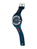 Gucci Sync XXL Quartz Blue Dial Blue Rubber Strap Watch For Men - YA137104 Authentic Buy Shop Now