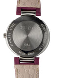 Gucci Interlocking G Quartz Pink Dial Pink Leather Strap Watch For Women - YA133321 Authentic Buy Shop Now