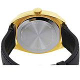 Gucci GG2570 Black Dial Black Leather Strap Watch For Men - YA142310 Authentic Buy Shop Now