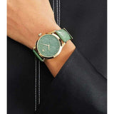 Gucci G Timeless Quartz Green Dial Green Leather Strap Watch For Women - YA1264099 Authentic Buy Shop Now