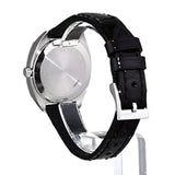 Gucci GG2570 Diamonds Silver Dial Black Leather Strap Watch For Women - YA142507 Authentic Buy Shop Now