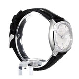 Gucci GG2570 Diamonds Silver Dial Black Leather Strap Watch For Women - YA142507 Authentic Buy Shop Now