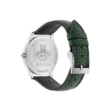 Gucci G-Timeless Green Mother of Pearl Dial Green Leather Strap Watch For Women - YA126585 Authentic Buy Shop Now