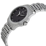 Gucci G Timeless Diamonds Mother of Pearl Black Dial Silver Steel Strap Watch For Women - YA126505 Authentic Buy Shop Now